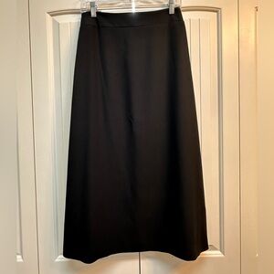 Vintage Elegant Black Women's Lined  Skirt